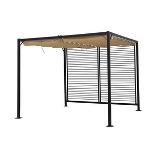 YOHO High Quality Outdoor Pergola Movable type sunshade Roof, garden arches arbours pergolas outdoor gazebo