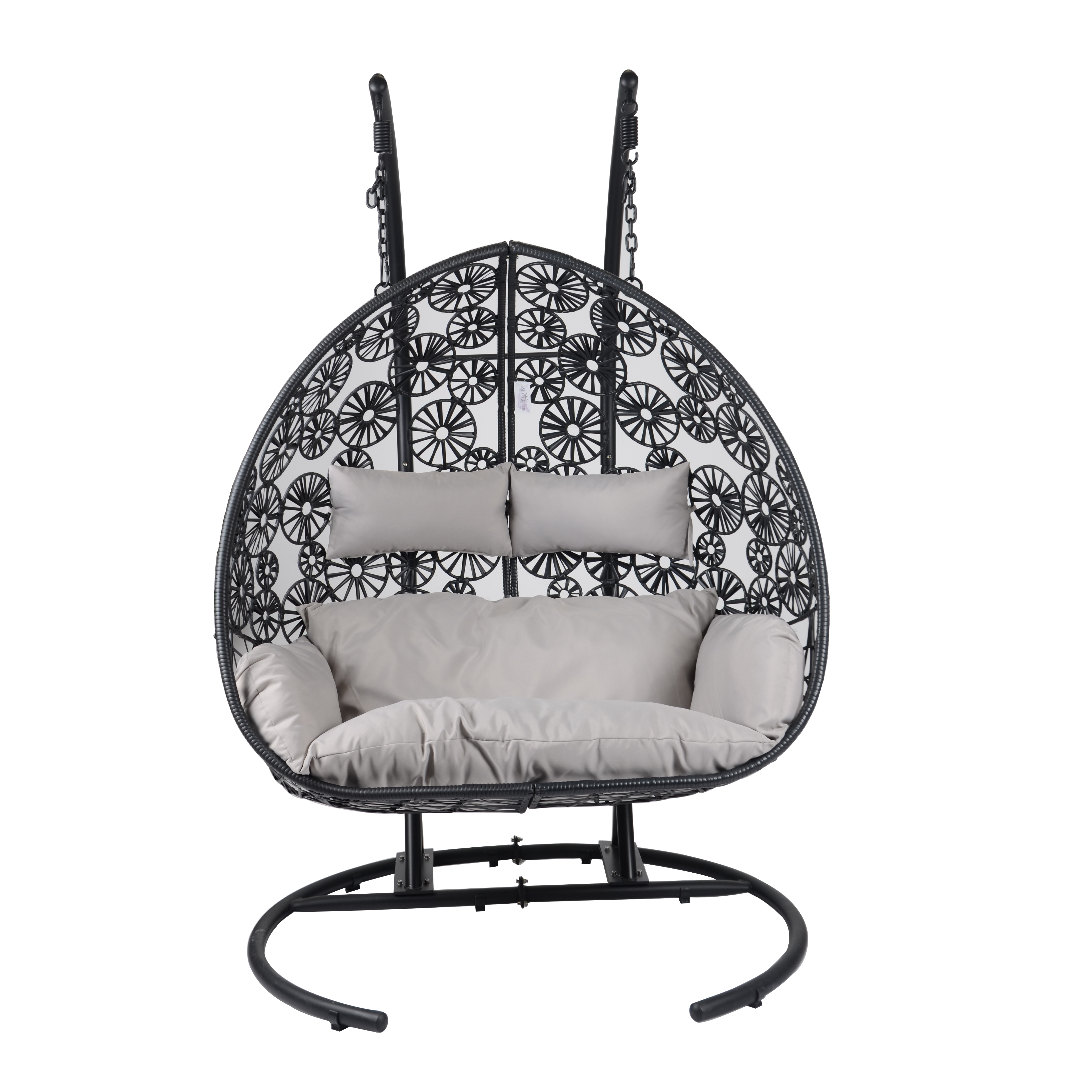 Egg Outdoor Hanging chair basket ready to ship in stock rattan patio swing chair hanging Furniture Outdoor Patio with stand