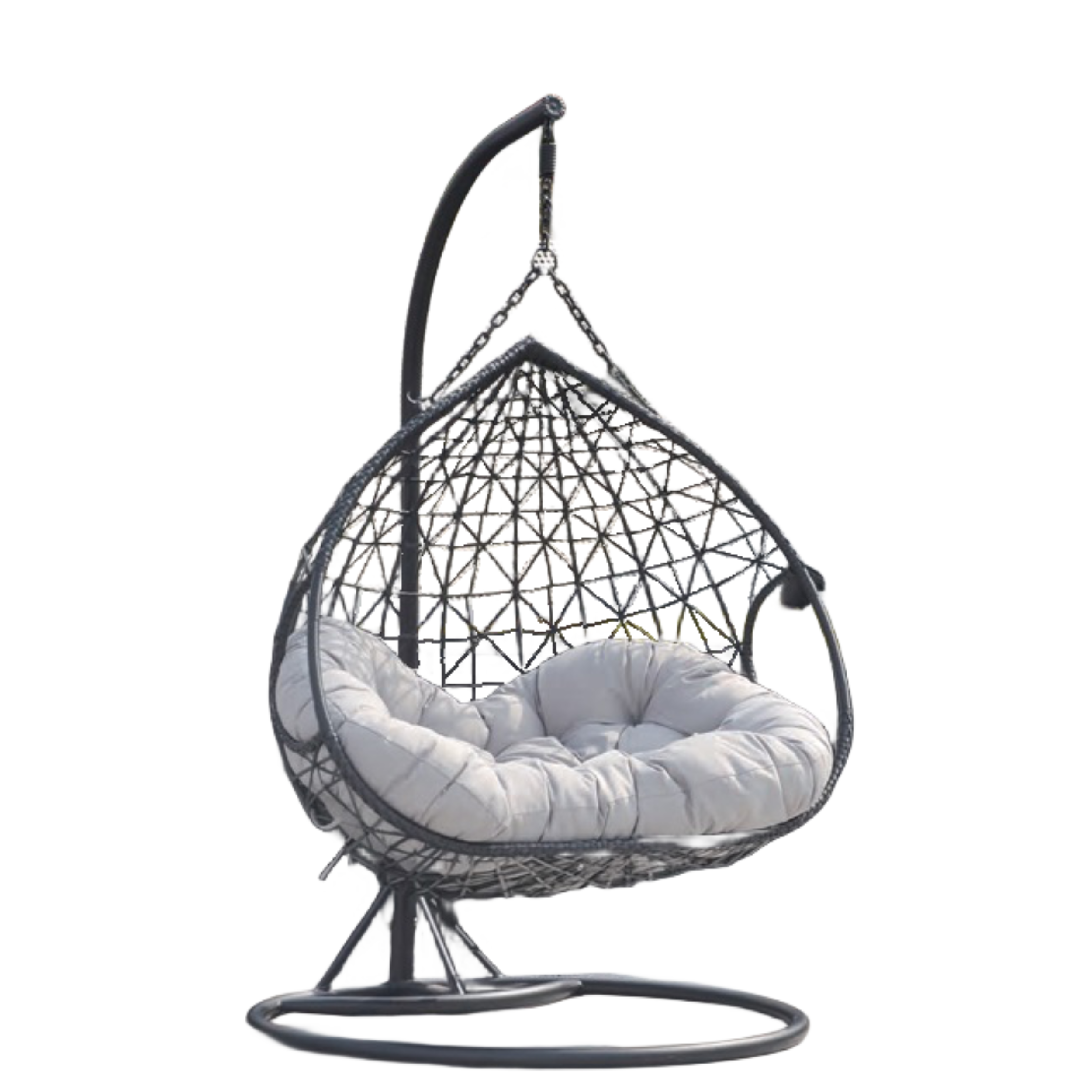 30% off YOHO Modern Indoor and Outdoor Hanging Egg Chair Rattan Swing Patio Stand for Bedroom or Park for Lovers