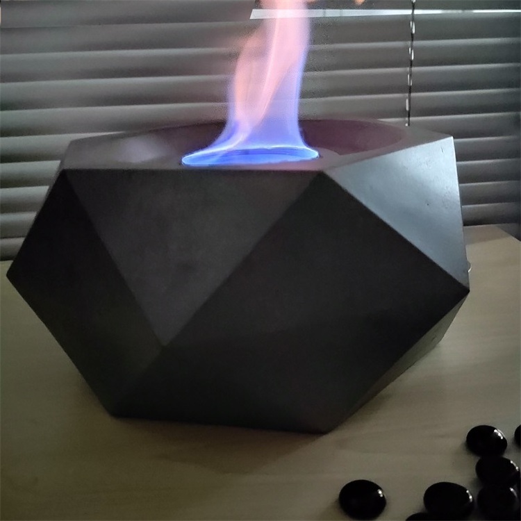 Yoho 2023 new design best seller tabletop ethanol fire pit Indoor & Outdoor concrete Fireplace Bowl Personal Heater Fire pits