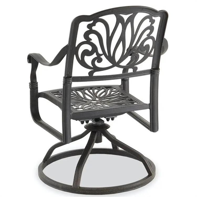 High Quality Swivel Dining Chair Cast Aluminum Chair