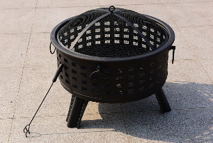 YOHO Hot Sale  Round Modern  Outdoor Patio  Garden Bonfire Mini Scriptures Steel Bowl Custom Fire Pit