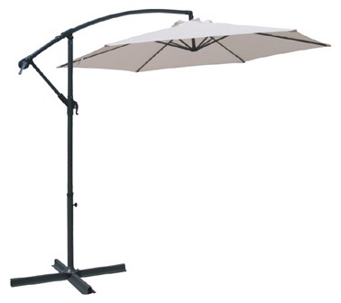 Yoho Best seller Patio Garden Umbrellas 3*3 6 steel ribs Aluminum Frame Garden Patio Umbrella With Black Powder Coating Finish