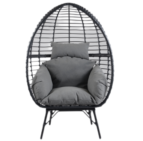 Nordic luxury Chair Wricker rattan egg Shaped Personality Eggshell Sofa Leisure Balcony Chair Outdoor Garden Furniture