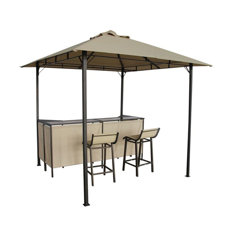 Outdoor factory direct wholesale iron bar gazebo