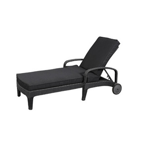 YOHO Outdoor Beach patio chaise lounge chair garden reclining sunbathing sun bed deck sun loungers for pool