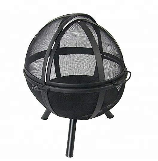 Yoho New Style Wood Burning Fire Pit Garden Patio Round Garden Fire Pit Outdoor