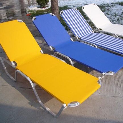 YOHO Wholesale Hot Sale Poolside Beach Modern Chaise Sun Lounger sunbed Outdoor with Adjustable Backrest