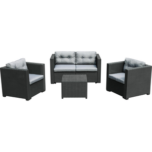 Yoho Modern Design High Quality All-Weather Recliner Sofa Set Rattan/Wicker Outdoor Furniture for Living Room and Park