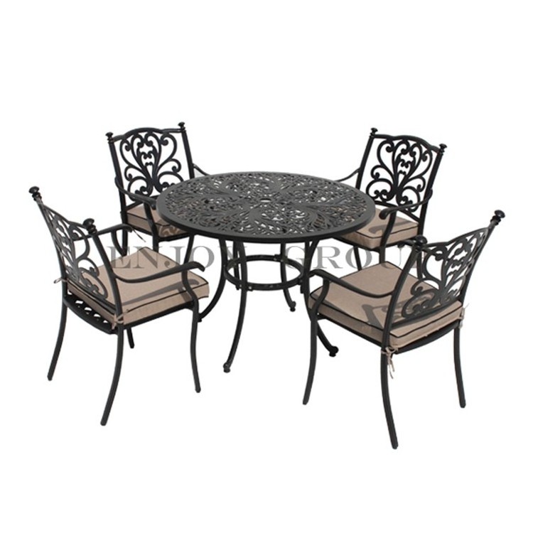 Yoho Classic Cast Aluminum Patio Furniture Garden Furniture For Decorativas Aluminum Bistro Sets