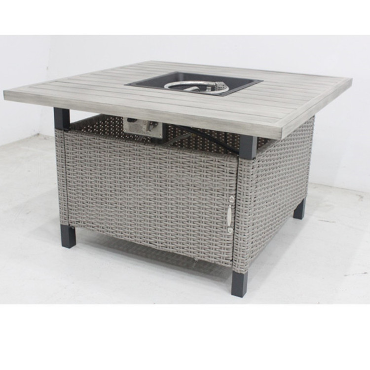 YOHO Wholesale natural gas corner electronic Gas burner propane or butane gas outdoor smokeless firepit table