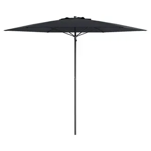 Customizable Sier-Coated Portable UV Protected Sun Umbrella Modern Design with Tilt Feature for Patio Beach Entry Travel