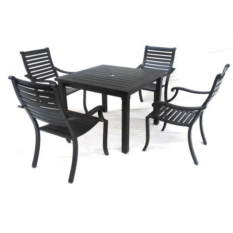 Yoho Classic Cast Aluminum Patio Furniture Garden Furniture For Decorativas Aluminum Bistro Sets