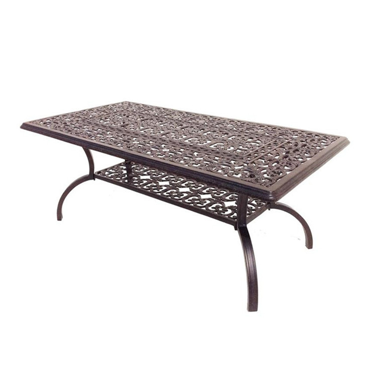 YOHO Patio outdoor furniture leisure Garden Classic outdoor cast aluminum patio table