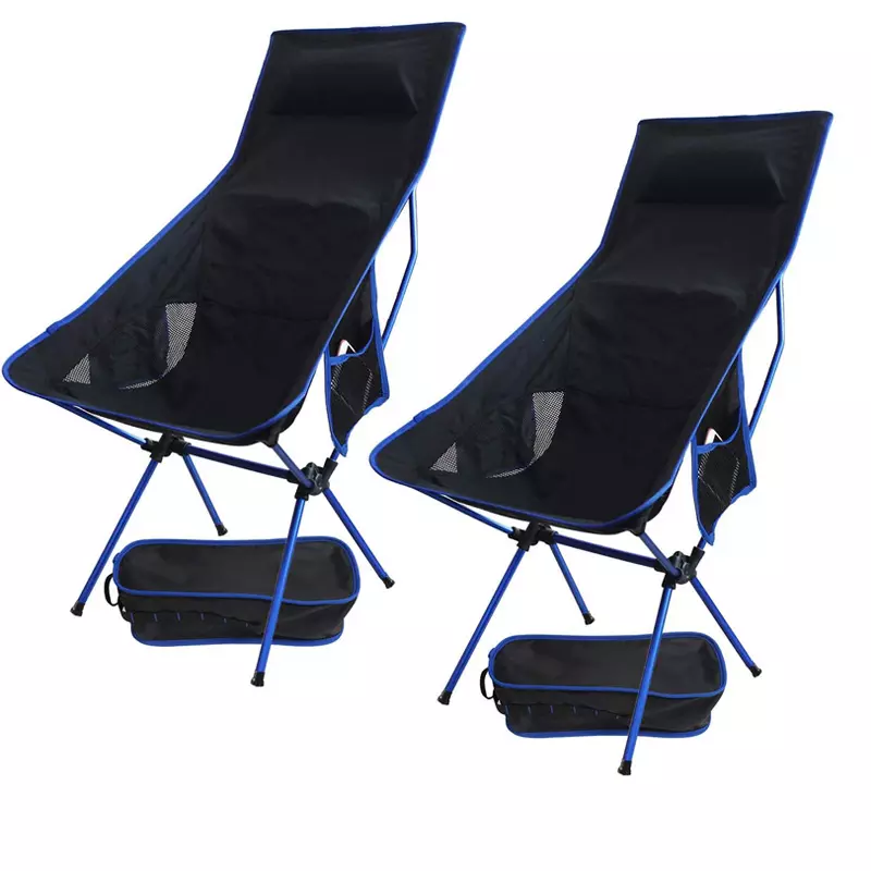 7 Position Adjustable Steel Teslin Sling Iron Metal Modern Outdoor Recliner Black Foldable Patio Garden Folding Chair