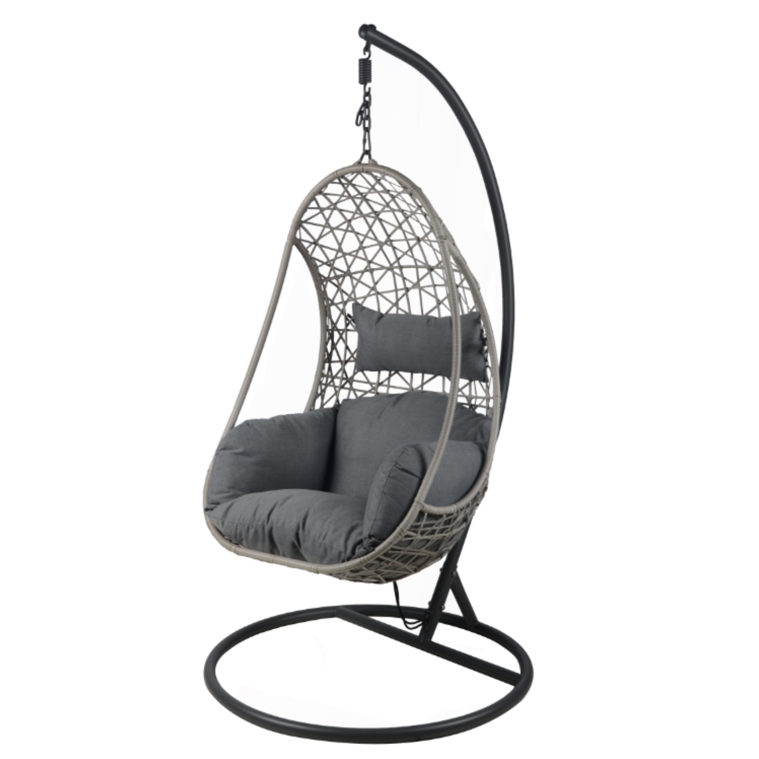 Patio Outdoor/Indoor rattan hanging chair egg K/D Basket hammock swing egg chair