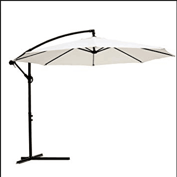 Yoho Best seller Patio Garden Umbrellas 3*3 6 steel ribs Aluminum Frame Garden Patio Umbrella With Black Powder Coating Finish