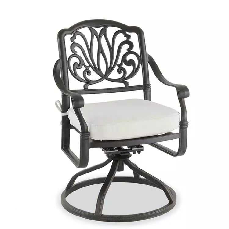 High Quality Swivel Dining Chair Cast Aluminum Chair