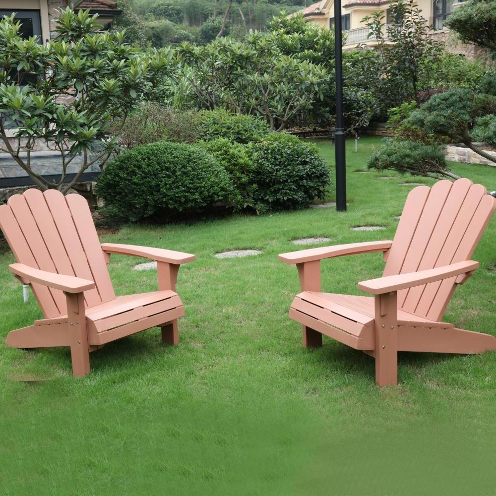 Outdoor patio beach Injection plastic Adirondack leisure chair garden KD plastic Adirondack chair