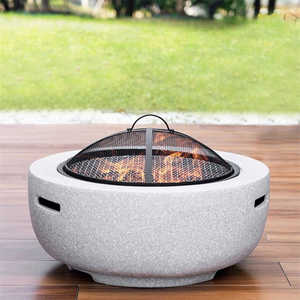 Yoho New Design Gas Fire Pit Outdoor Burner Garden Concrete Fire Pit Outdoor Natural Gas Fire Bowl