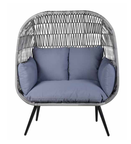 Nordic luxury Chair Wricker rattan egg Shaped Personality Eggshell Sofa Leisure Balcony Chair Outdoor Garden Furniture