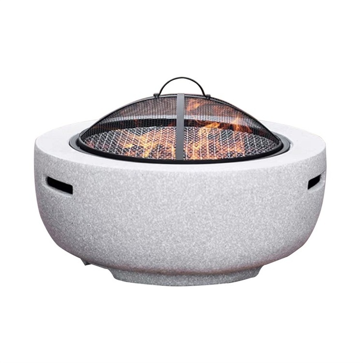 Outdoor Garden Round Shape Steel Metal Wood Burning Fire Pit