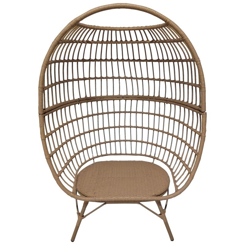 Yoho Hot Sale  rattan egg chair outdoor  and indoor egg swing chair with stand in modern style