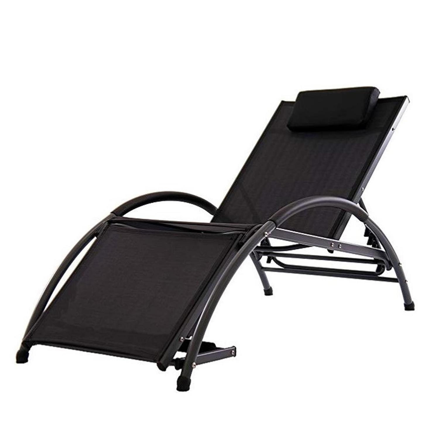 YOHO Outdoor Sun Lounger Pool and Patio Gym Ledge Lounger Comfortable Sunshine Seating Furniture