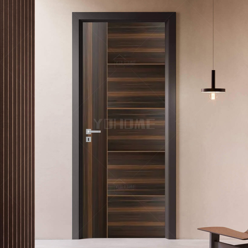 China top quality supplier customizable material structure wooden door waterproof flush door interior wpc door