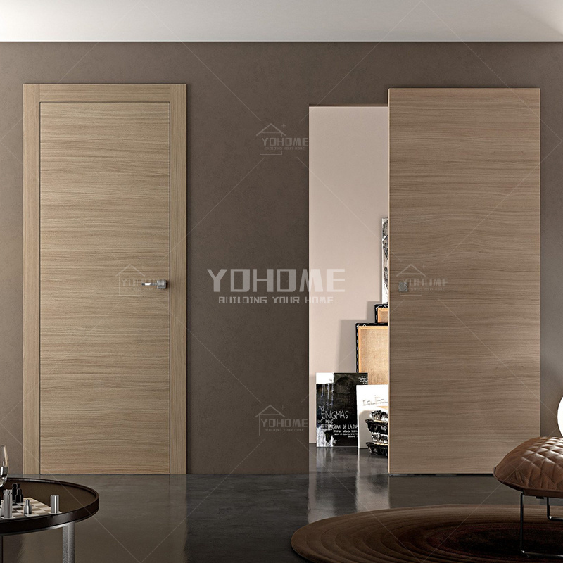 USA custom fire-proof hotel room entrance door hotels apartments interior door designs wooden corridor door for apartment