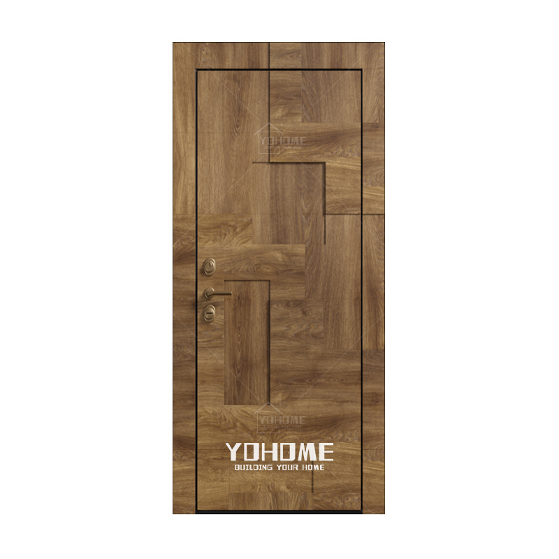 Foshan 8 ft interior doors solid teak wood bedroom door fancy internal oak solid wooden interior doors