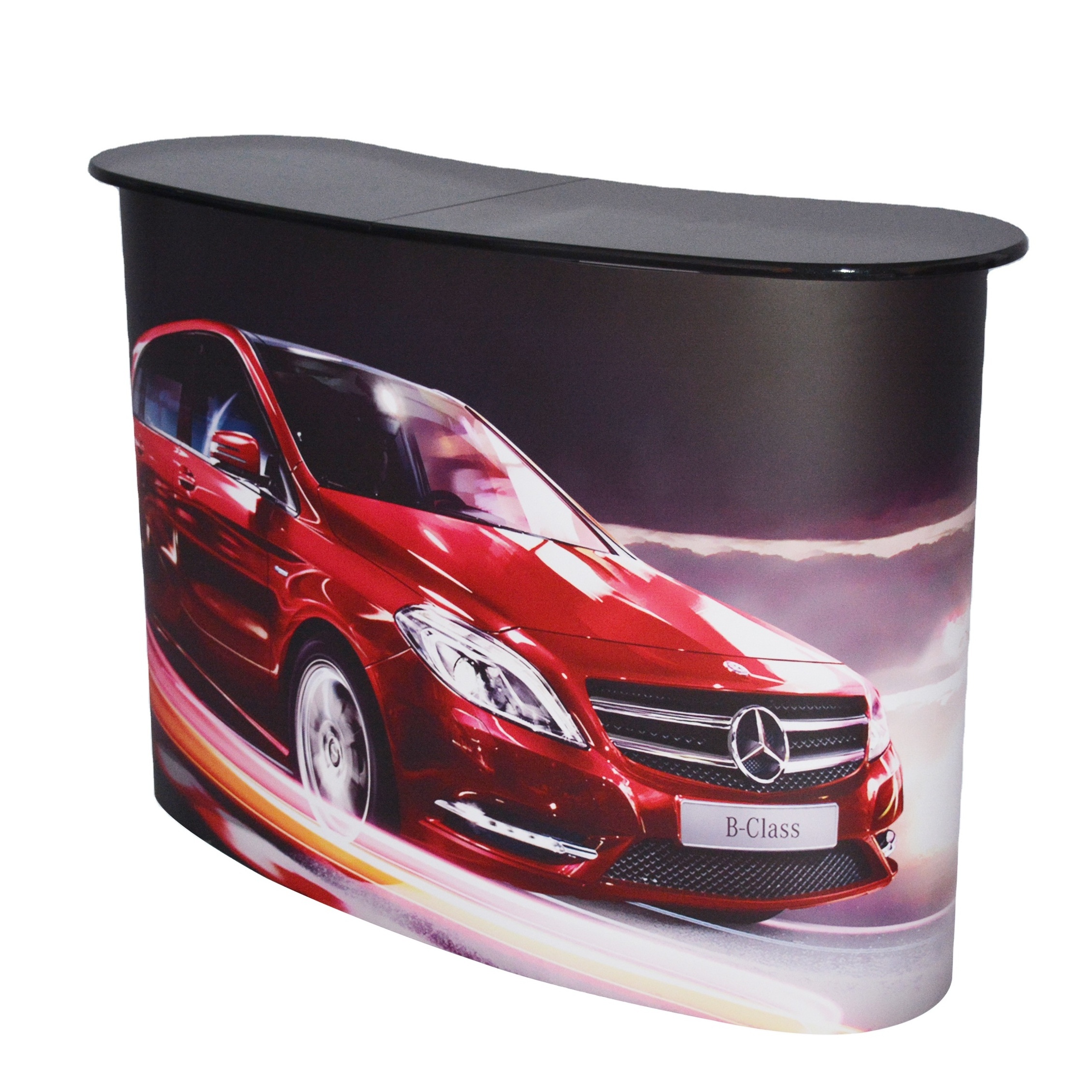 Advertising Magnetic Promotion Table Exhibition Reception Table Pop Up Stand Portable Reception Counter Promotion Table Counter