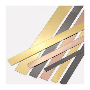 Interior Decoration 201 304 316 Colorful Mirror Stainless Steel Decorative Trim Tile Profile Decorative Tile Edge Trims