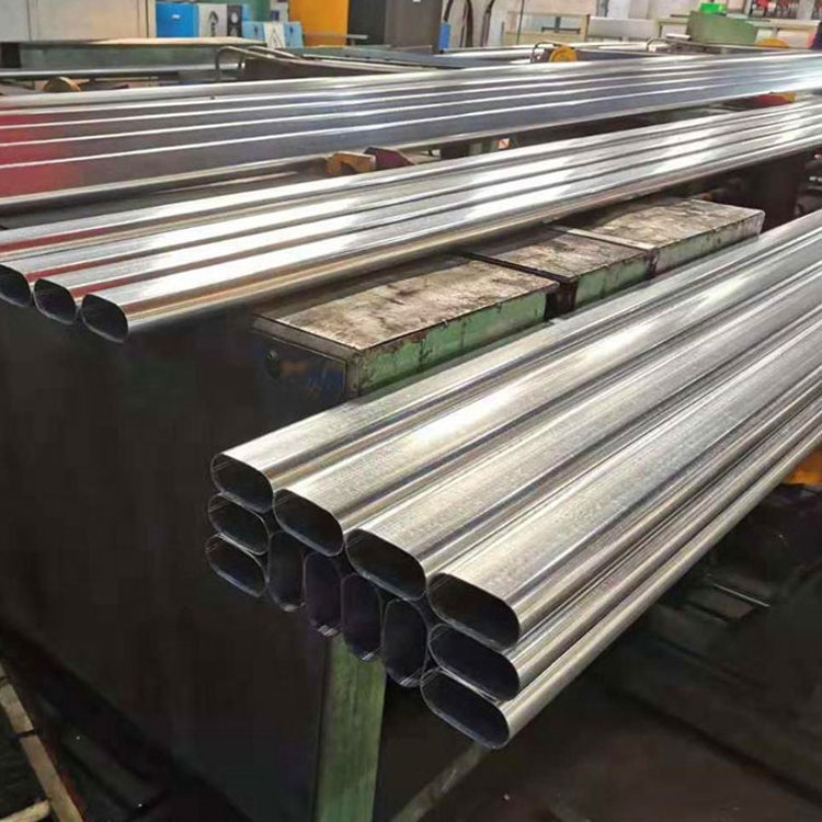 Direct Factory oval stainless steel pipe 202 304 318 316L 321 410 1.8mm handrail tube stainless steel oval pipe