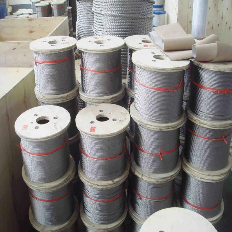 AISI 312 310 410 430 Stainless Steel Wire Rope Construction Elevator Spare Steel Wire Rope