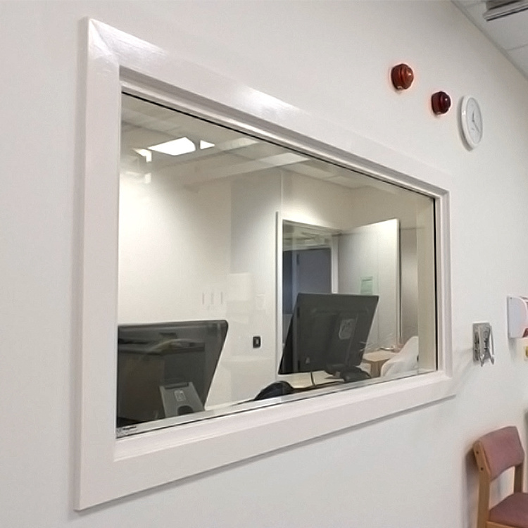 China Radiography Room Observation Window Anti Radiation Lead Glass