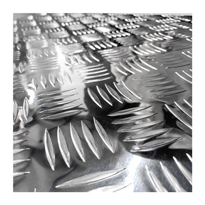 Aluminium Tread Plate Metal Tread Sheet 5052 5754 H32 2.5mm Thickness Aluminum Chequered Plate