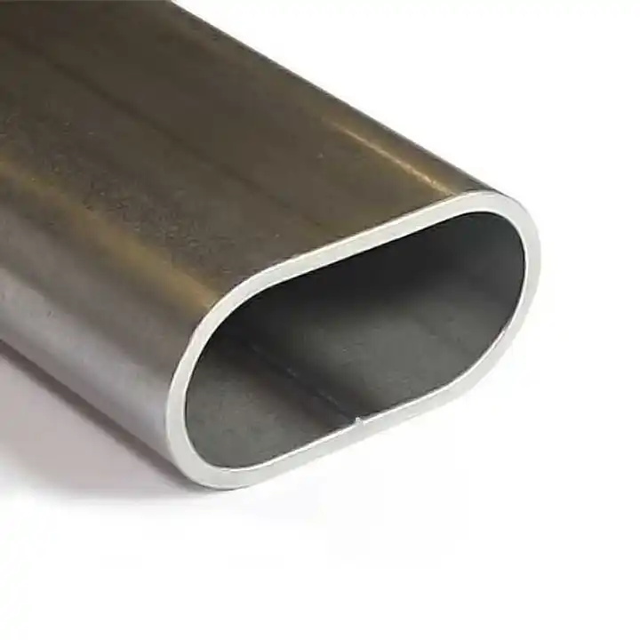 Direct Factory oval stainless steel pipe 202 304 318 316L 321 410 1.8mm handrail tube stainless steel oval pipe