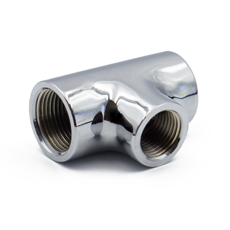 High quality hose nipple stainless steel pipe fittings dimensions SS304/316 tee joints stainless steel hexagonal bushing nipple