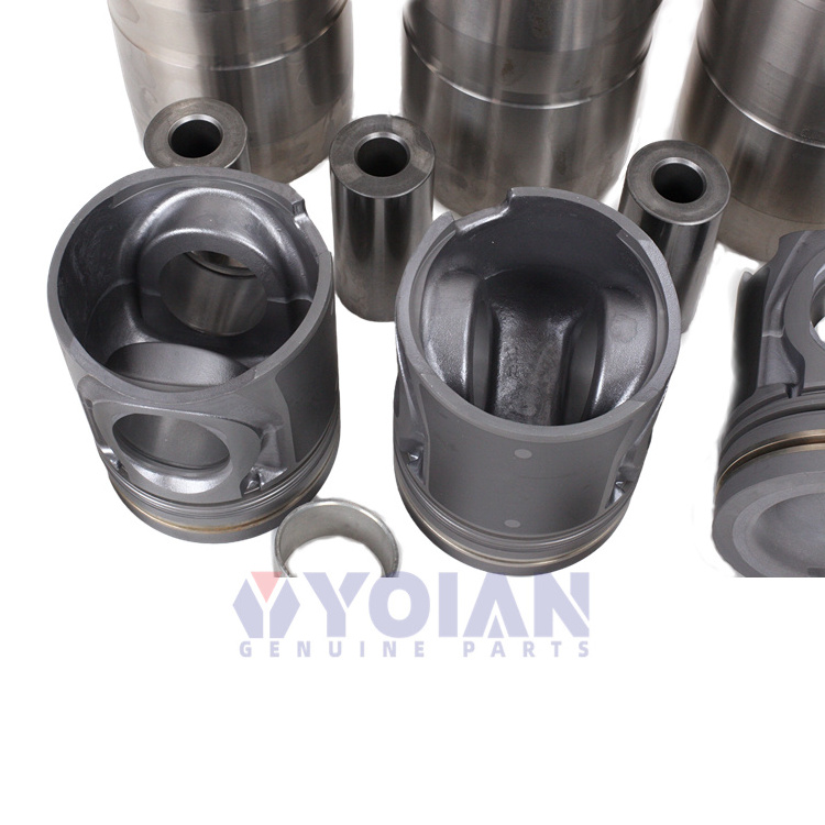 VOE20498544 Diesel Engine D12D Cylinder Liner Kit For Volvo EC360B EC460BIZUMI ORIGINAL D6D D7D