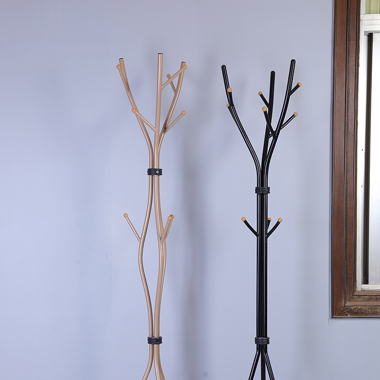 Cast Man Stand Expend Iron New Design Metal Tree Standing Coat Rack For Entryway