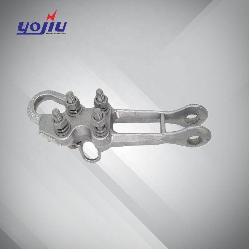 Factory outlet hydraulic terminal strain clamp bolted aluminum tension cable clamp