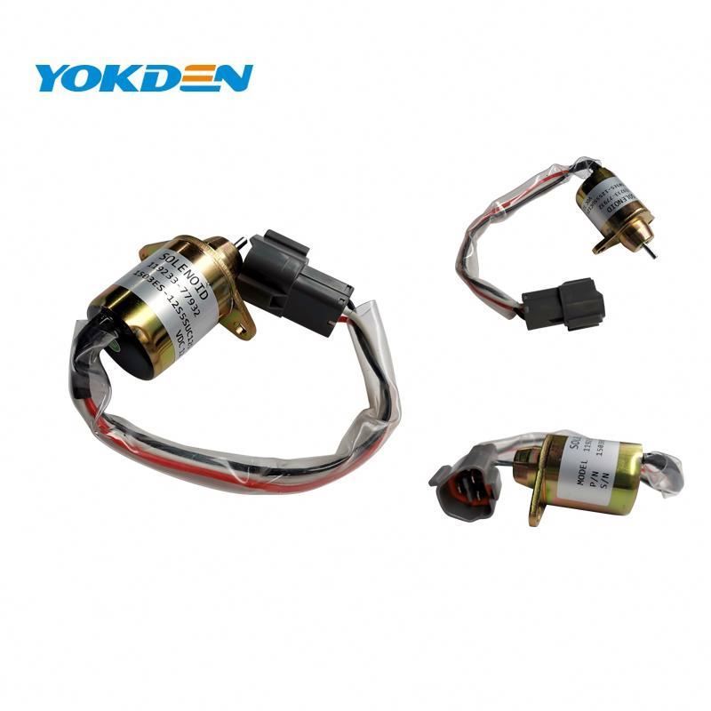 Fuel Shut Off Shutdown Solenoid 1503ES-12S5SUC12S 119233-77932 For Yannar