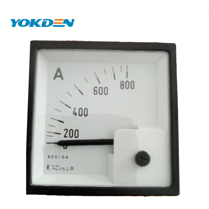 Yokden AC Analog Current Meter 800/5A Ammeter Amp Meter Generator Parts