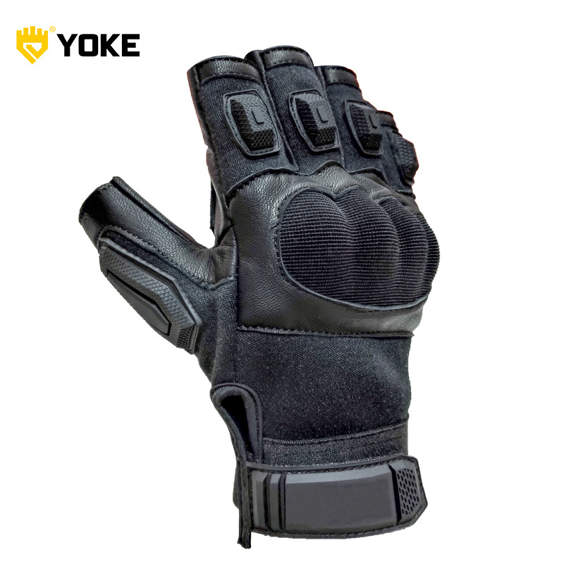 Half Finger leather Motorcycle riding gloves Sports Outdoor Camping Shooting Hiking Tactical Gloves