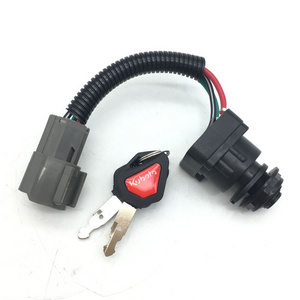 Excavator Part RC411-53964 HRC40-53960 Ignition Switch Short line For Kubota KX41 KX71 KX080 KX91 KX121 KX161 U15 U25 U35 U45