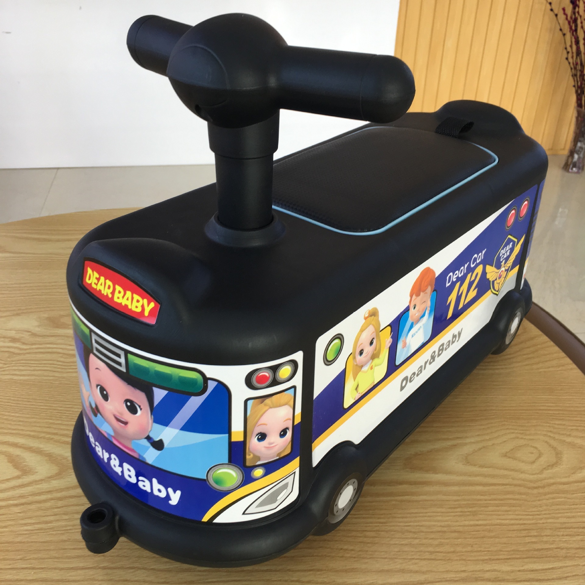 Truck Police Baby City Bus Swing Car For Kids Children Ride On Toys