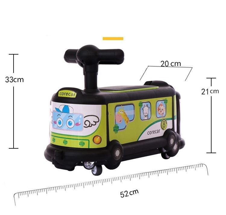 Truck Police Baby City Bus Swing Car For Kids Children Ride On Toys