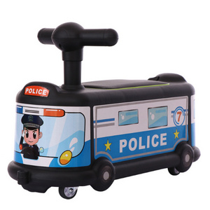 Truck Police Baby City Bus Swing Car For Kids Children Ride On Toys