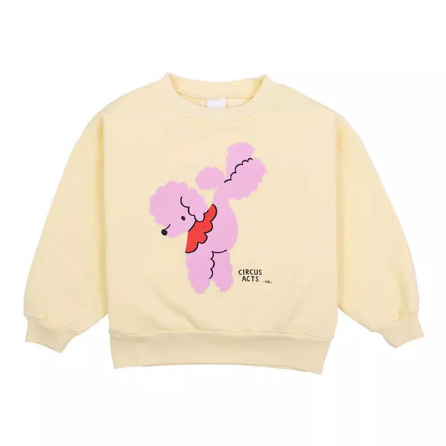 Kids Sweaters 2023 New Autumn Wyn Brand Boys Girls Cute Print Sweatshirts Baby Child Toddler Cotton Outwear Tops Clothes Winter